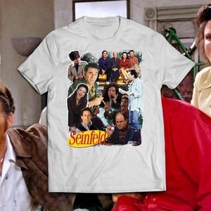 Vintage Style White Seinfeld Tee